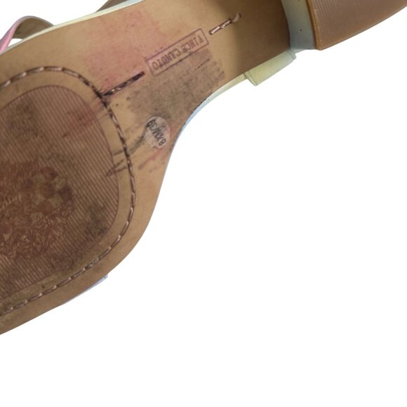 VINCE CAMUTO Pastel Ombré Kitten Heels Sandals Size 8.5 - Picture 9 of 9